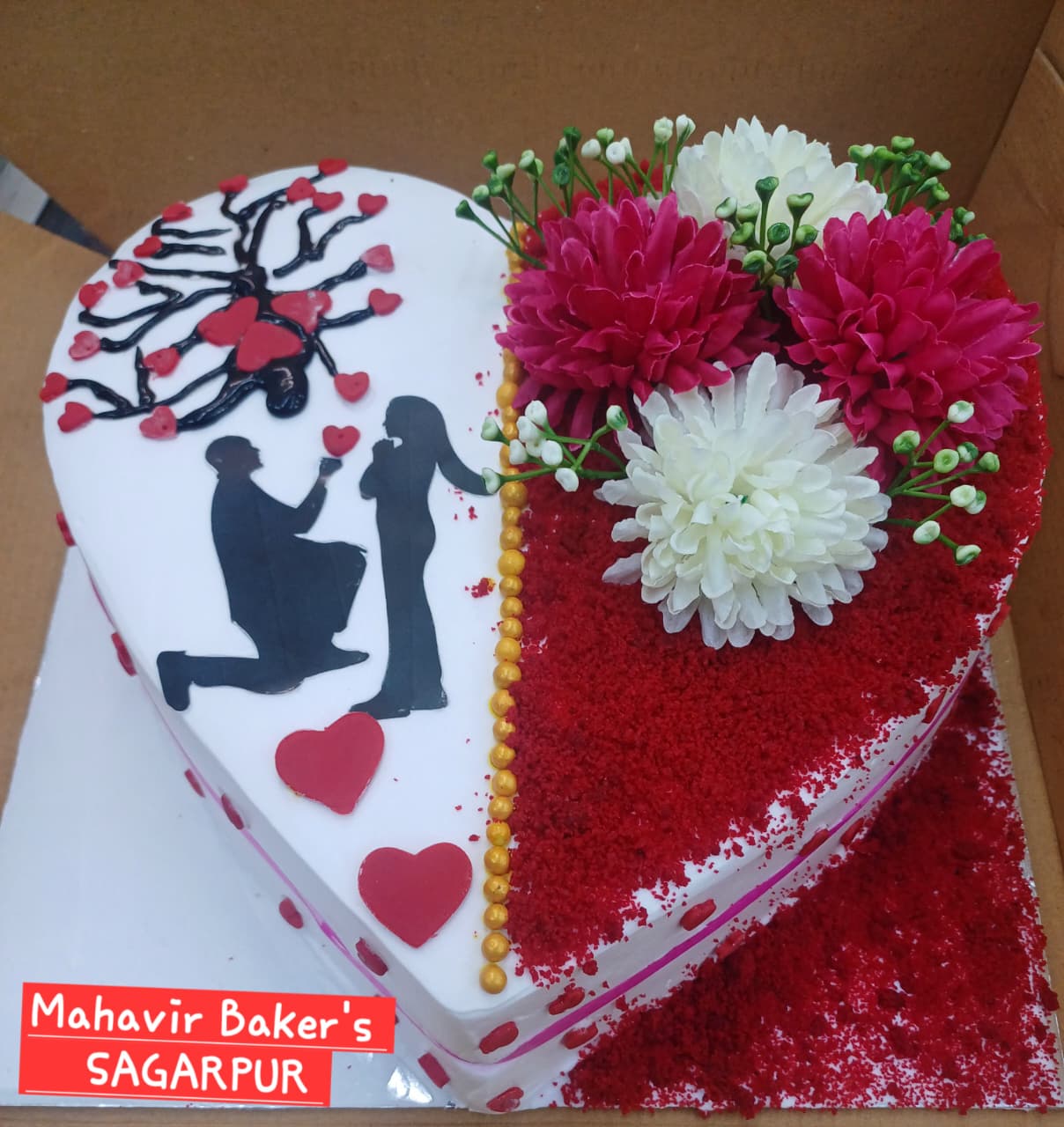Love is in the air cake